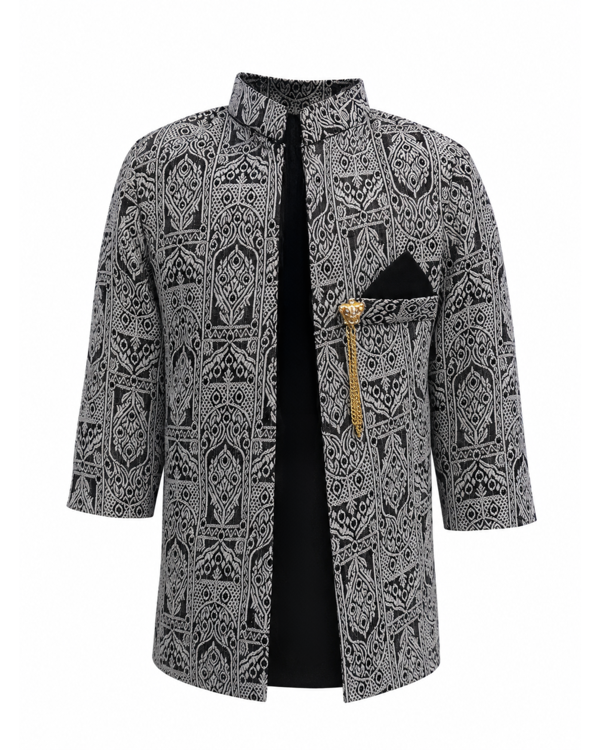 67 Kids & Teens Embroidered Prince Coat - Image 1