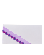 Stylish Leaf-and-Loop Organza Cutwork Lace - Image 2