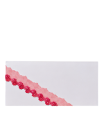 Stylish Leaf-and-Loop Organza Cutwork Lace - Image 3