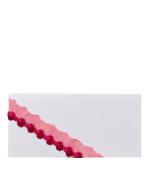 Stylish Leaf-and-Loop Organza Cutwork Lace - Image 4