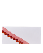 Stylish Leaf-and-Loop Organza Cutwork Lace - Image 6