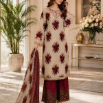 MPrints by Maria B Embroidered Lawn Suit Unstitched 3 Piece