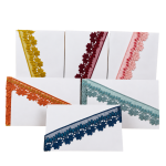 Wavy Organza Flower Embroidered Lace – 1.5 Inch