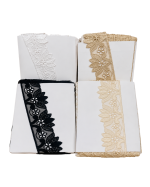Premium Leaf Floral Cutwork Lace – 2.5 Inch Embroidered Border - Image 5