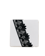 Premium Leaf Floral Cutwork Lace – 2.5 Inch Embroidered Border