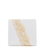 Premium Leaf Floral Cutwork Lace – 2.5 Inch Embroidered Border - Image 2