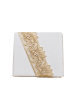 Premium Leaf Floral Cutwork Lace – 2.5 Inch Embroidered Border - Image 3