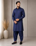 Maloki Stitched Shalwar Kameez – 3 Colors - Image 4
