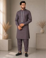 Cotton Stitched Shalwar Kameez – 2 Colors