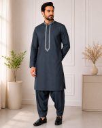 Cotton Stitched Shalwar Kameez – 2 Colors - Image 3