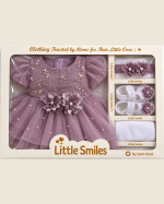 Baby Girls Embroidered Frock Set - Image 2