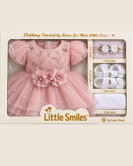 Baby Girls Embroidered Frock Set - Image 2