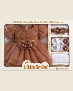 Baby Girls Embroidered Frock Set - Image 2