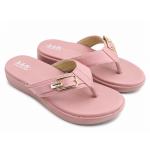 Embellished Pink Chappal Slippers