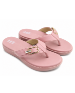 Embellished Pink Chappal Slippers