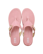 Embellished Pink Chappal Slippers - Image 2