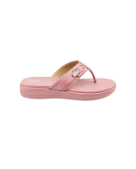 Embellished Pink Chappal Slippers - Image 3