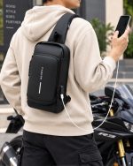 Anti-Theft Sling Bag With Lock & Charging Port - Image 3