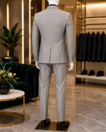 Italian Style Double-Breasted Two-Piece Suit (Coat & Trousers) - Image 4