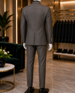 Italian Style Double-Breasted Two-Piece Suit (Coat & Trousers) - Image 7