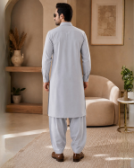 Fabron Premium Boski Fabric Stitched Shalwar Kameez Suit - Image 5