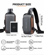 Anti-Theft Sling Bag With Lock & Charging Port - Image 4