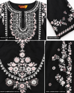 Zeenat – Sequin Embroidered 2-Piece Stitched Suit - Image 3