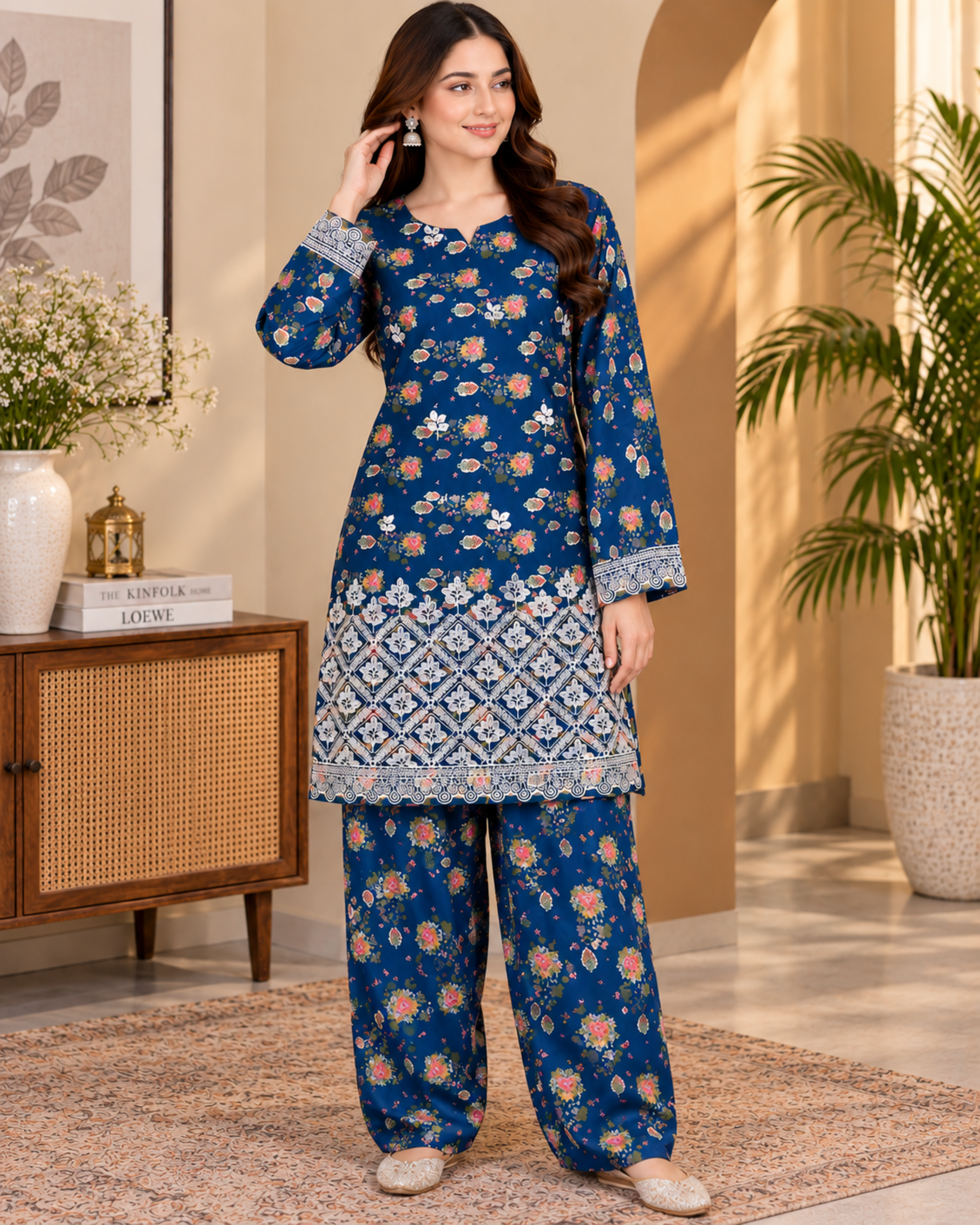 55 Printed Suit Set - Image 1