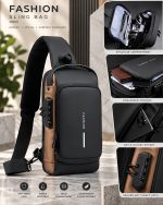 Anti-Theft Sling Bag With Lock & Charging Port - Image 6