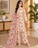 Orange Silk Suit