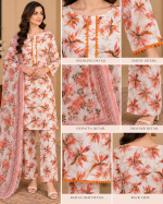 Orange Silk Suit - Image 4