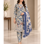 Blue Floral Suit