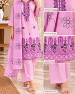 Pink Embroidered Suit - Image 4