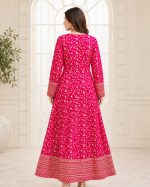 Jal Maxi – Embroidered Bamber Chiffon Gown - Image 15