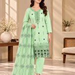 Green Embroidered Suit