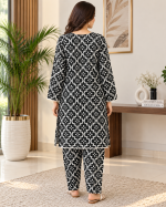 Black Geometric Suit - Image 2