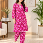 Magenta Floral Suit