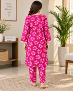 Magenta Floral Suit - Image 2