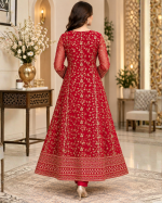 Embroidered Anarkali Dress - Image 5