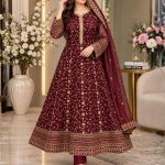 Embroidered Anarkali Dress