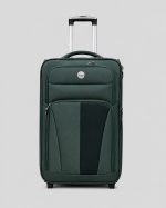 DELBSY PARIS Fabric Softshell Luggage Trolley Suitcase