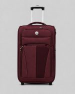 DELBSY PARIS Fabric Softshell Luggage Trolley Suitcase - Image 3