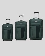 DELBSY PARIS Fabric Softshell Luggage Trolley Suitcase - Image 2