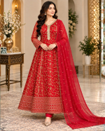Embroidered Anarkali Dress